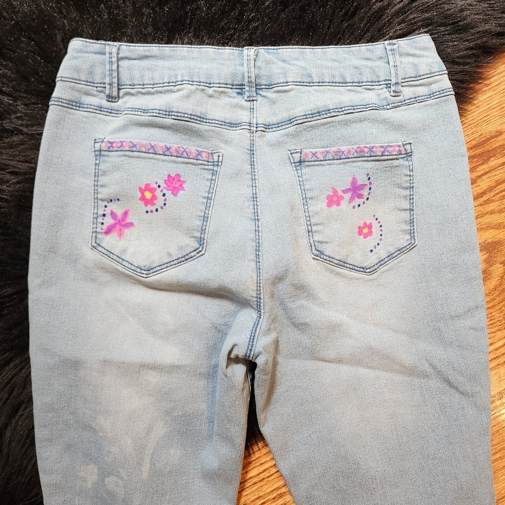 Custom Colored Pocket d. jeans Light Wash Women's Size 12